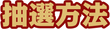 抽選方法